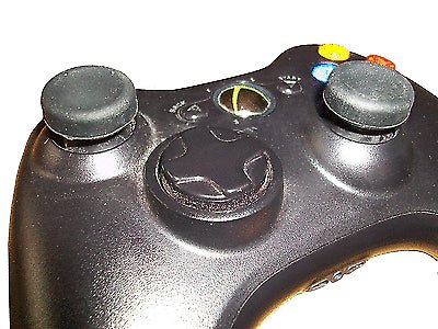 Thumbstick grips for PS3 & Xbox 360 controllers analog concave caps - 4 pack black | ZedLabz