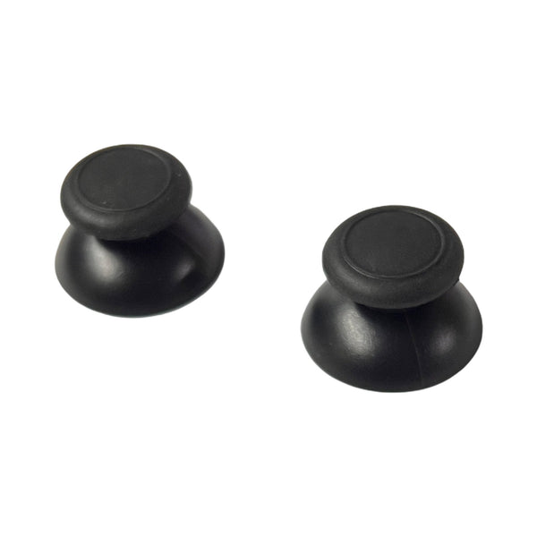 Thumbsticks for Nintendo Wii U Gamepad controller analog rubber grip sticks - 2 pack black | ZedLabz