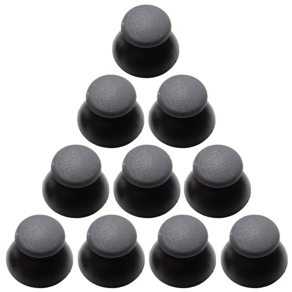 Thumbsticks for PS3 Sony controller analog thumb Grip convex Cap - 10 pack Black | ZedLabz