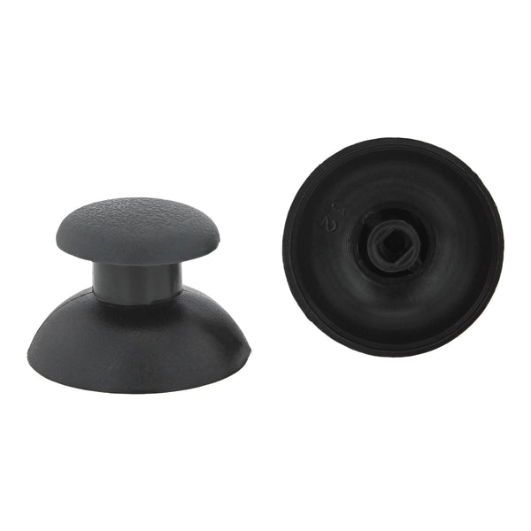 Thumbsticks for Sony PS3 controllers analog rubber convex replacement - 2 pack black | ZedLabz