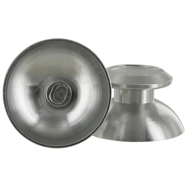 Thumbsticks for Sony PS4 controllers aluminium alloy metal analog replacement - Silver REFURB | ZedLabz