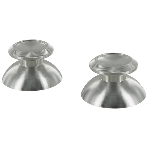 Thumbsticks for Sony PS4 controllers aluminium alloy metal analog replacement - Silver REFURB | ZedLabz