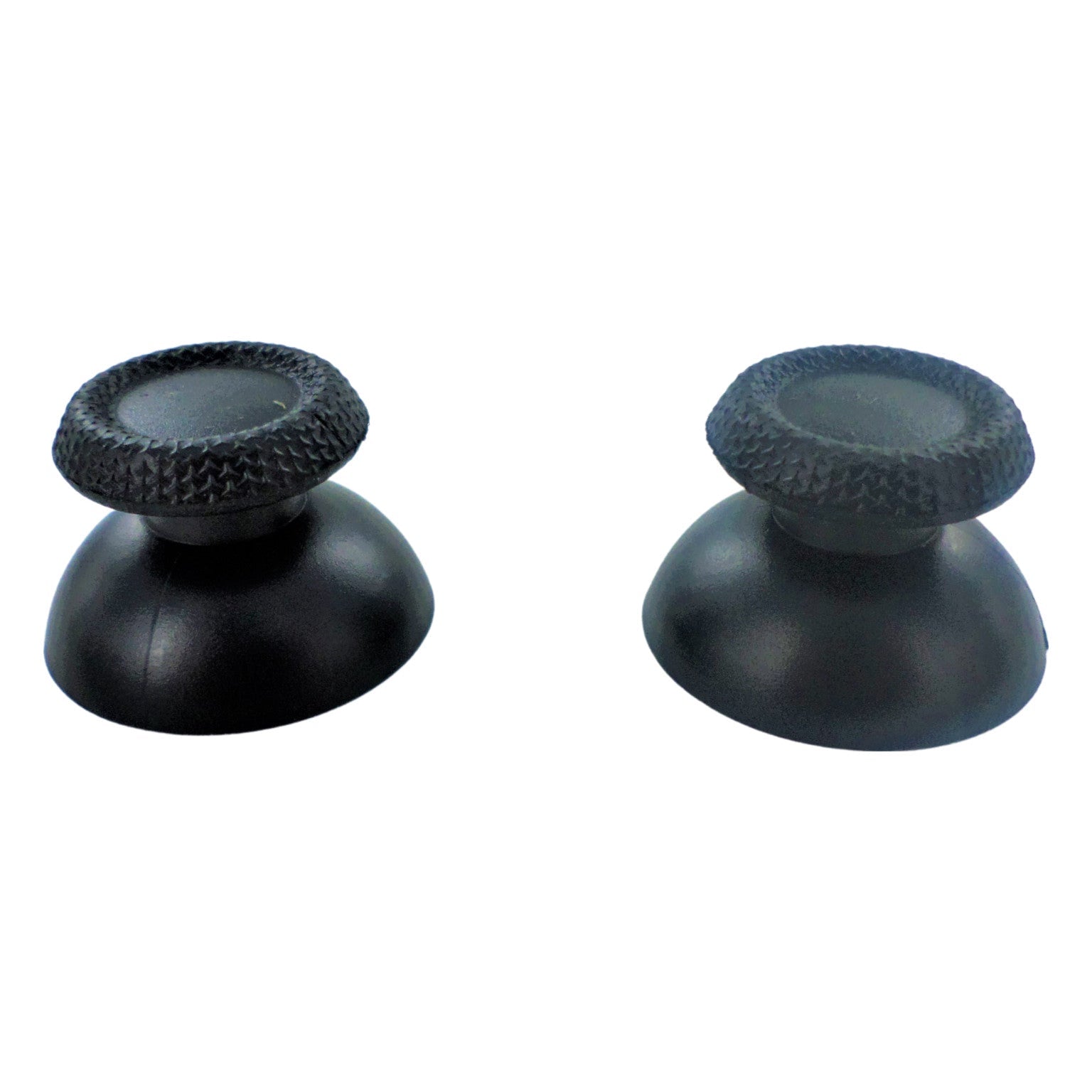 Thumbsticks grip sticks for Sony PS5 controllers concave analog rubber - 2 pack Black | ZedLabz - 1