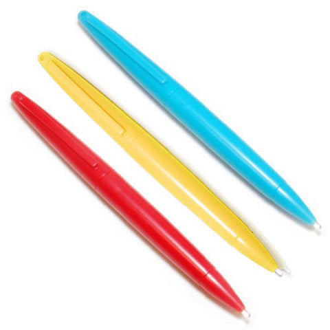 Large Stylus Pens For Nintendo DS/2DS/3DS Consoles - Red, Yellow & Blue | ZedLabz