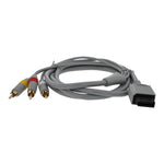 ZedLabz 1.8M composite AV to RCA cable for Nintendo Wii, Wii Mini & Wii U 6FT wire