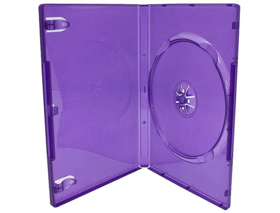 ZedLabz compatible replacement retail game case for Microsoft Xbox 360 Kinect- 2 pack purple