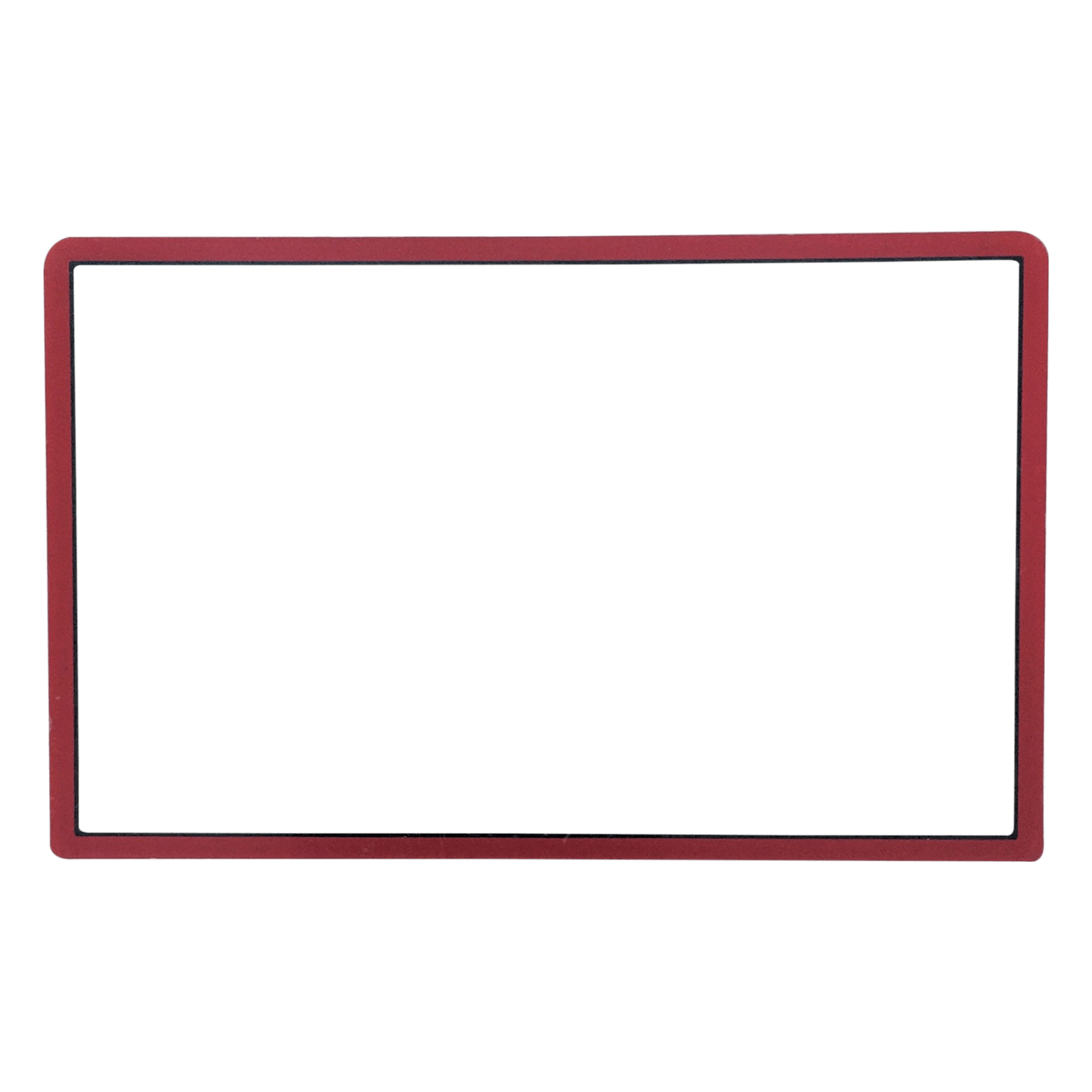 Top screen lens for Nintendo 3DS XL & New 3DS XL console plastic upper cover replacement - Red | ZedLabz - 1