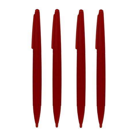 Large Stylus Pens For Nintendo DS/2DS/3DS Consoles - 4 Pack Red Wine | ZedLabz