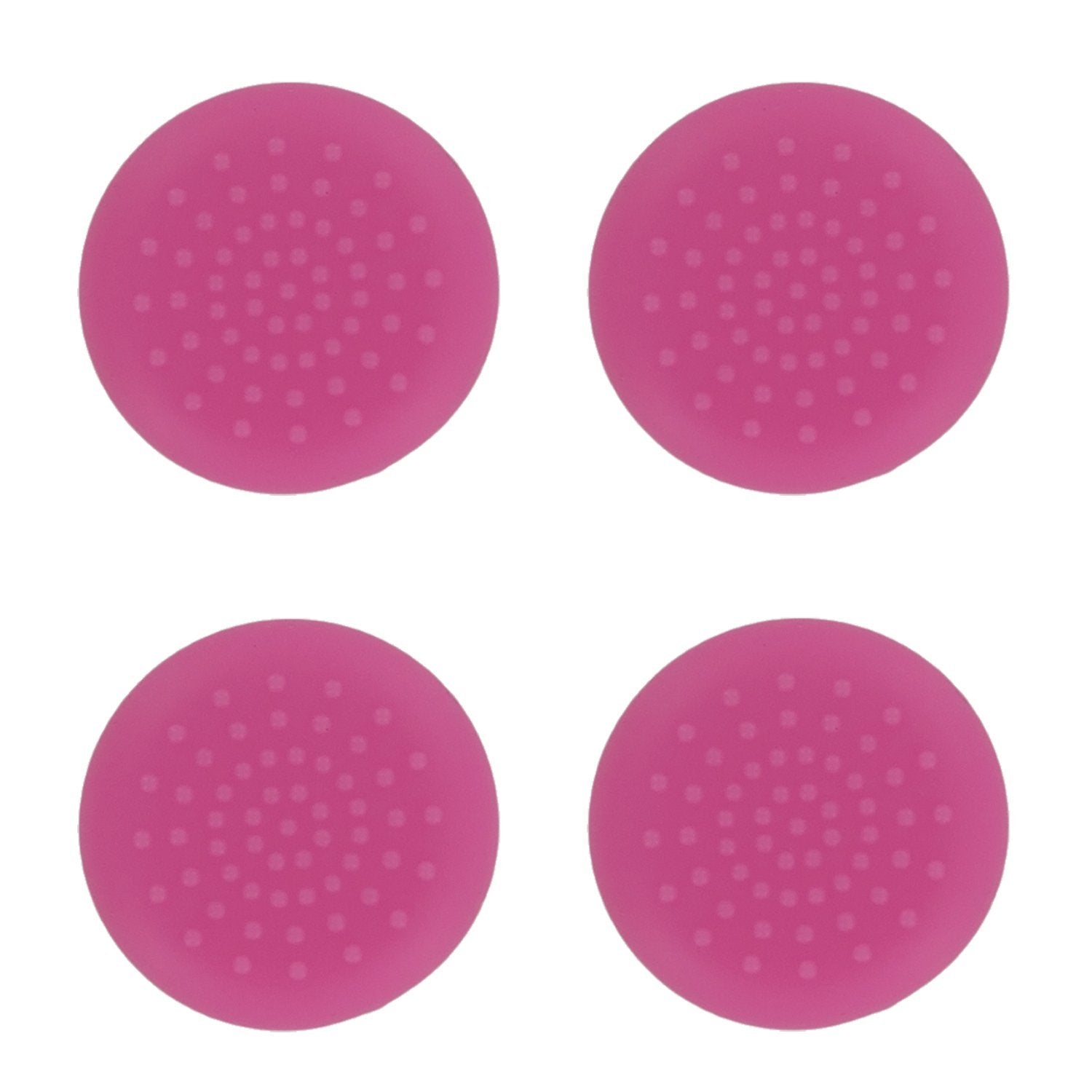 TPU analogue thumb grip stick concave covers caps for Xbox 360 - 4 pack pink | ZedLabz - 1