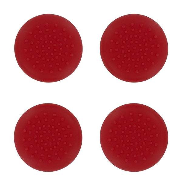 TPU analogue thumb grip stick concave covers caps for Xbox 360 - 4 pack red | ZedLabz