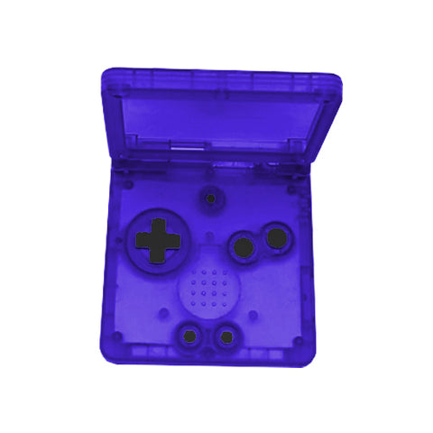 Replacement housing kit for Nintendo Game Boy Advance SP - clear purple | ZedLabz