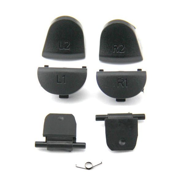 Trigger set for PS4 Sony controller 3.0 R1, L1, R2, L2 replacement - black | ZedLabz