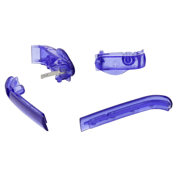 Trigger & Side Bumper Button Set For Nintendo Game Boy Advance - Clear Purple | ZedLabz