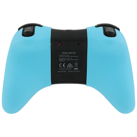 Protective skin for Nintendo Wii U Pro controller silicone cover bumper - Light Blue | ZedLabz