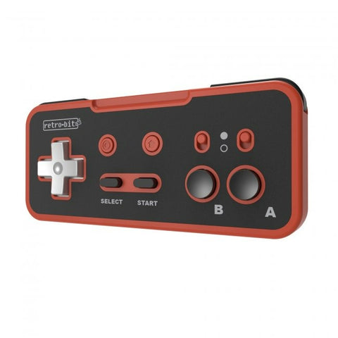 Origin8 Wireless controller for original Nintendo NES, Nintendo Switch & most USB enabled devices - Red & Black | Retro-Bit