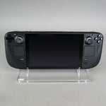 Display stand for Valve Steam Deck handheld console - Crystal Clear | Rose Colored Gaming