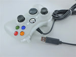 Wired USB Controller for Xbox 360 Slim Compatible Joypad replacement - White | ZedLabz
