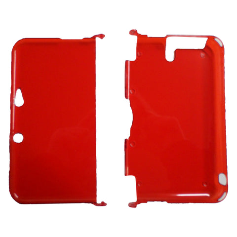 Protective Case for 3DS XL Nintendo console hard shell snap on cover - Clear Red | ZedLabz