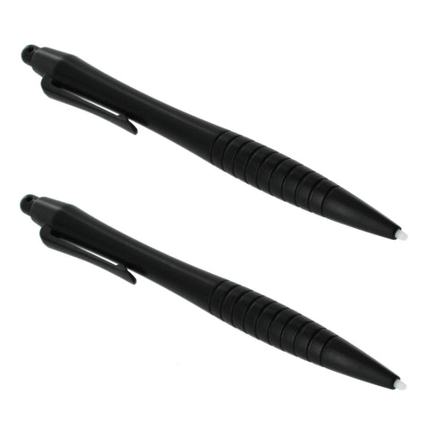Large Ergonomic Touch Screen Stylus Pen - 2 Pack Black | ZedLabz	