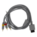 ZedLabz 1.8M composite AV to RCA cable for Nintendo Wii, Wii Mini & Wii U 6FT wire