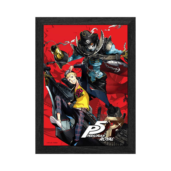 Persona 5 Royal Skull Plax lenticular frame wall art officially licensed 10"x12" inch (25x30cm) | Pixel Frames