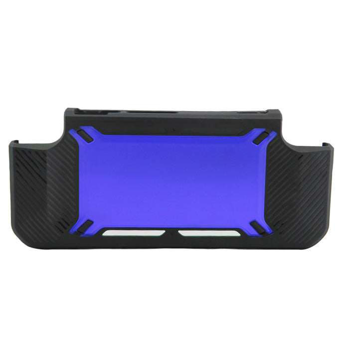 Case for Nintendo Switch New Model hard protective TPU ergonomic - black & blue | ZedLabz