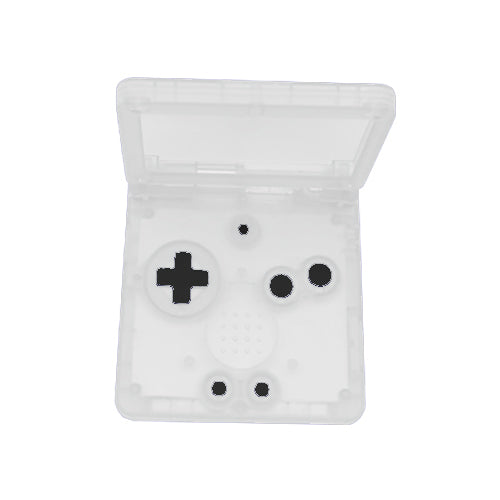 Replacement housing shell for Game Boy Advance SP GBA Nintendo - clear | ZedLabz