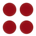 Assecure TPU protective analogue thumb grip stick caps for Sony PS4 controllers [Playstation 4] - 4 pk - red