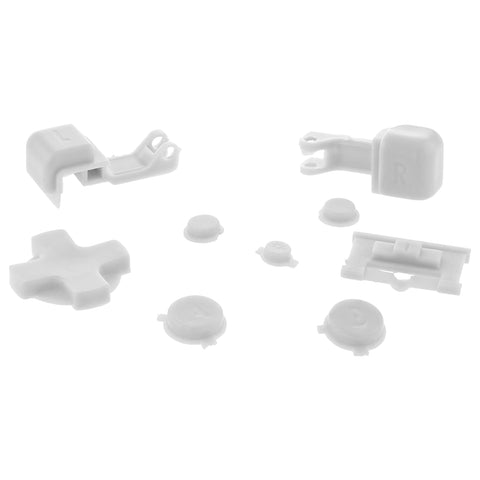 Replacement Button Set For Nintendo Game Boy Advance SP - White | ZedLabz