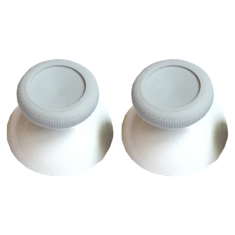 ZedLabz replacement OEM concave analog thumbsticks for Microsoft Xbox One controller - 2 pack white/grey | ZedLabz