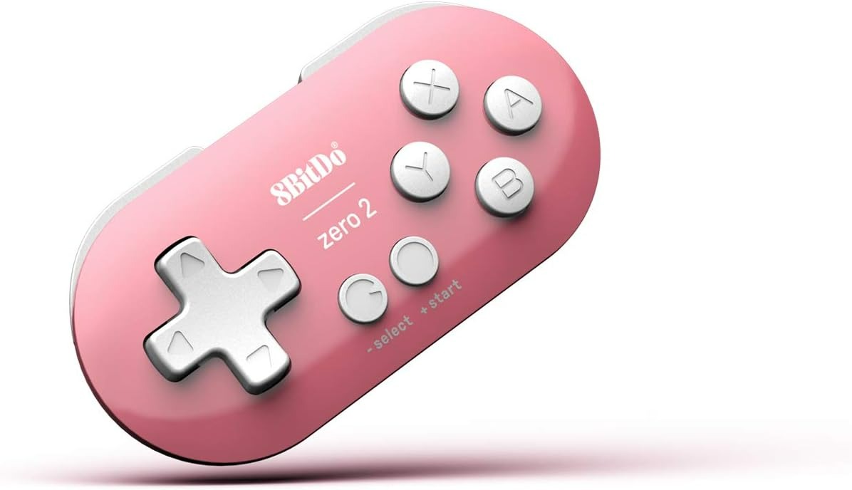 Zero 2 mini Bluetooth controller for Switch, Windows, macOS & Android - Pink Edition | 8BitDo