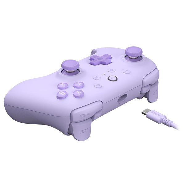 Ultimate 2C wired USB controller with Hall Effect sticks for Windows & Android - Purple | 8BitDo - 2