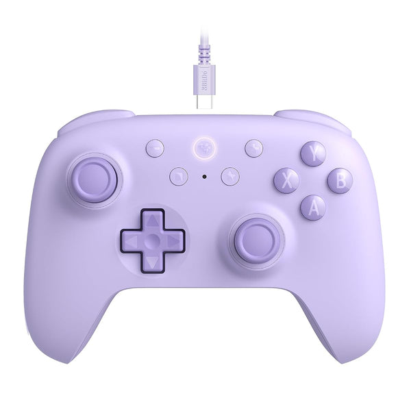 Ultimate 2C wired USB controller with Hall Effect sticks for Windows & Android - Purple | 8BitDo - 1