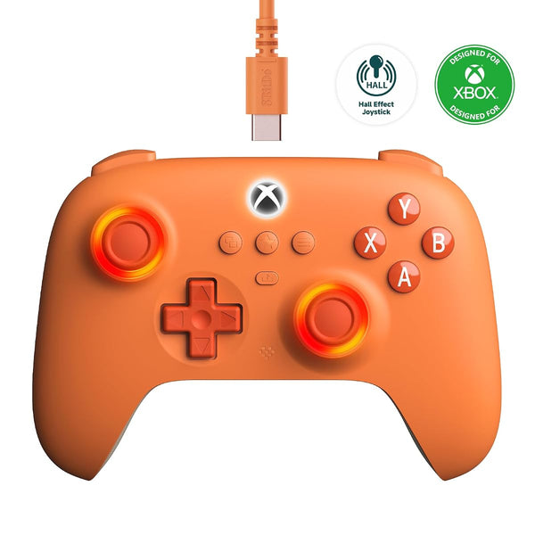 Ultimate C wired controller for Xbox Series X|S, Xbox One & Windows - officially licensed - Orange | 8BitDo - 1