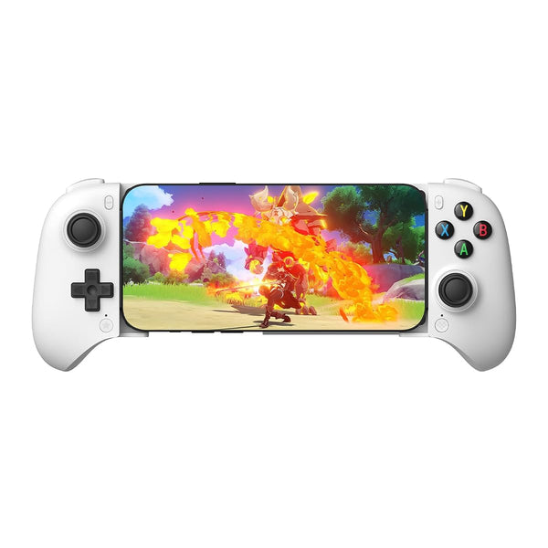 Ultimate Mobile Gaming Controller with Hall Effect sticks for iPhone, iPad & Android - White | 8BitDo - 1