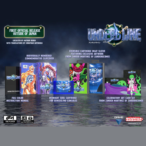 Undeadline Collectors Edition for Sega Mega Drive / Genesis (Region Free) | Retro-bit