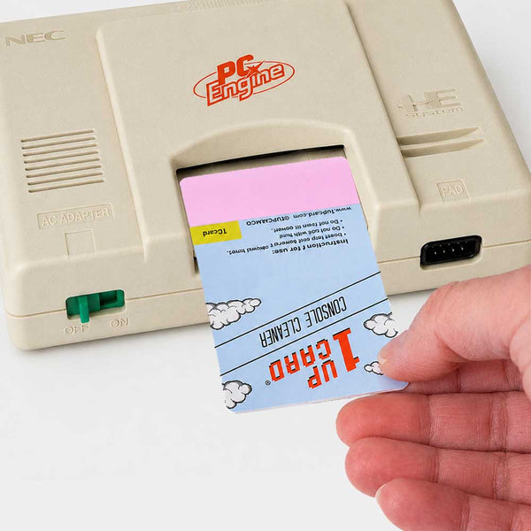 Console Cleaner for NEC TurboGrafx-16 & PC Engine HU game card slot | 1UPcard