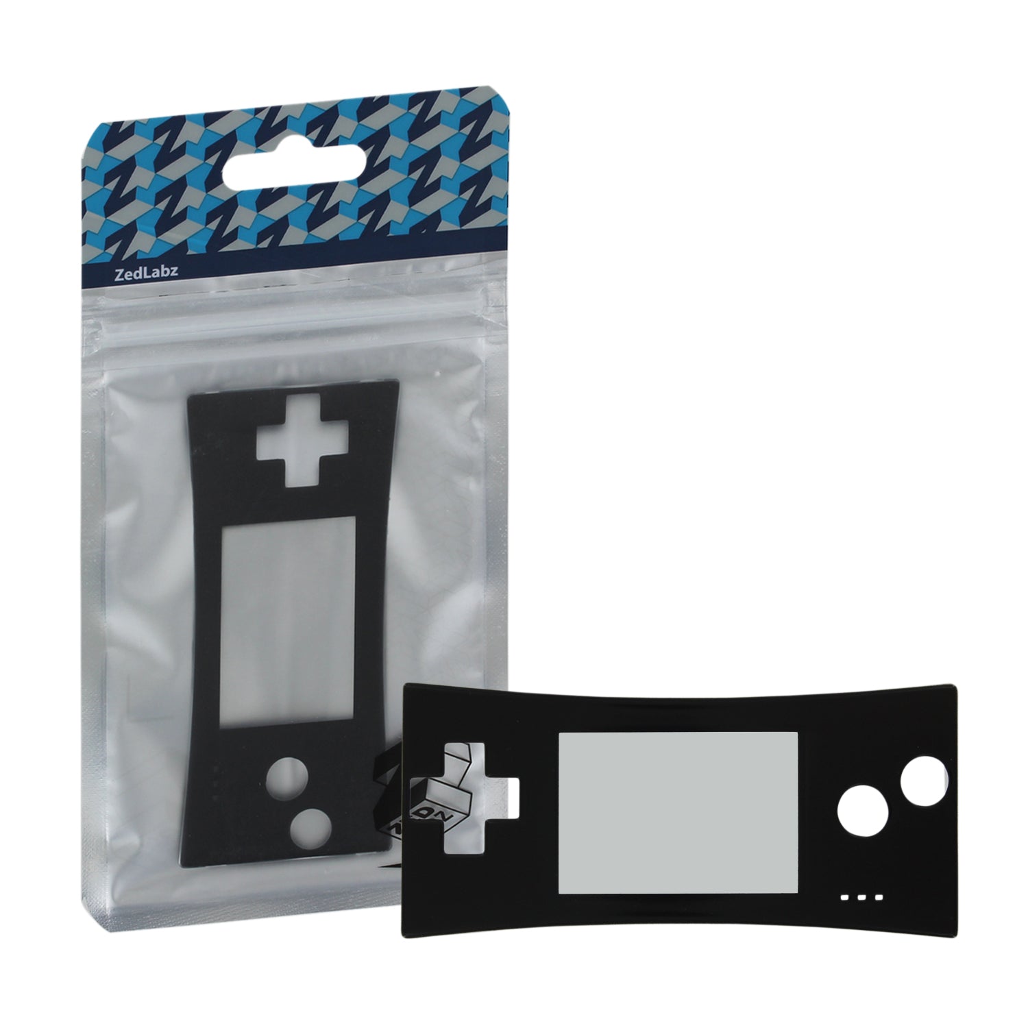 Faceplate for Nintendo Game Boy Micro console screen lens replacement | ZedLabz