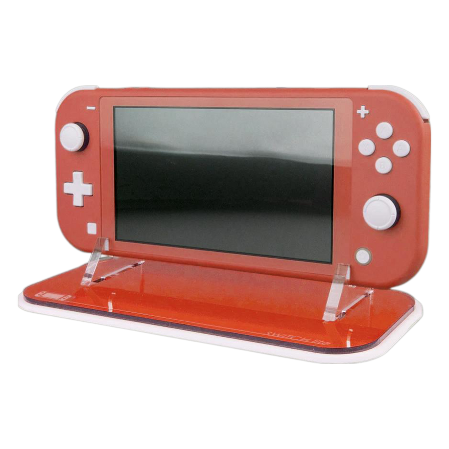 Display stand for Nintendo Switch Lite handheld console - Coral | Rose Colored Gaming