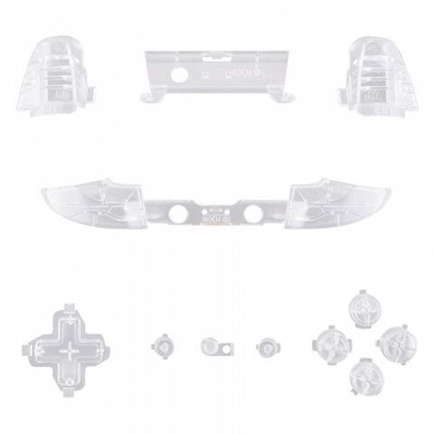 Replacement Button Set For Xbox One Slim 1708 Controller - Clear | ZedLabz