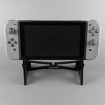 Displai Pro display stand for Nintendo Switch console - Frosted Clear | Rose Colored Gaming