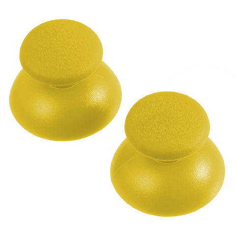 Thumbsticks for Sony PS3 controllers analog rubber convex replacement - 2 pack yellow | ZedLabz
