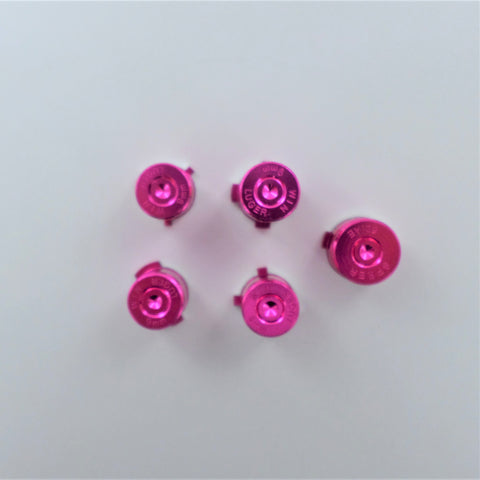 Aluminium Metal Bullet Button Set For Xbox One Controllers - Pink | ZedLabz
