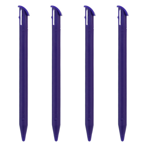 Stylus for New 3DS XL 2015 Nintendo (2015 model) slot in replacement pen - 4 pack purple | ZedLabz