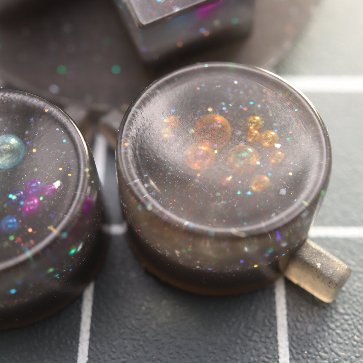 Hand cast custom resin buttons for Nintendo NES controller NES-004 (also fits Game Boy DMG-01) - Solar System | Lab Fifteen Co