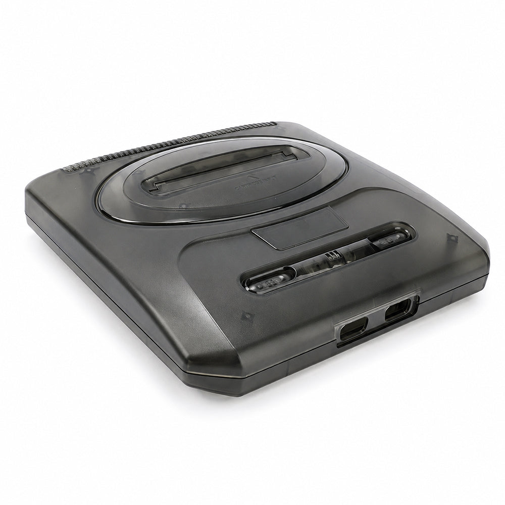 Replacement console shell housing for Sega Mega Drive 2 / Genesis 2 - Clear Black | XYAB