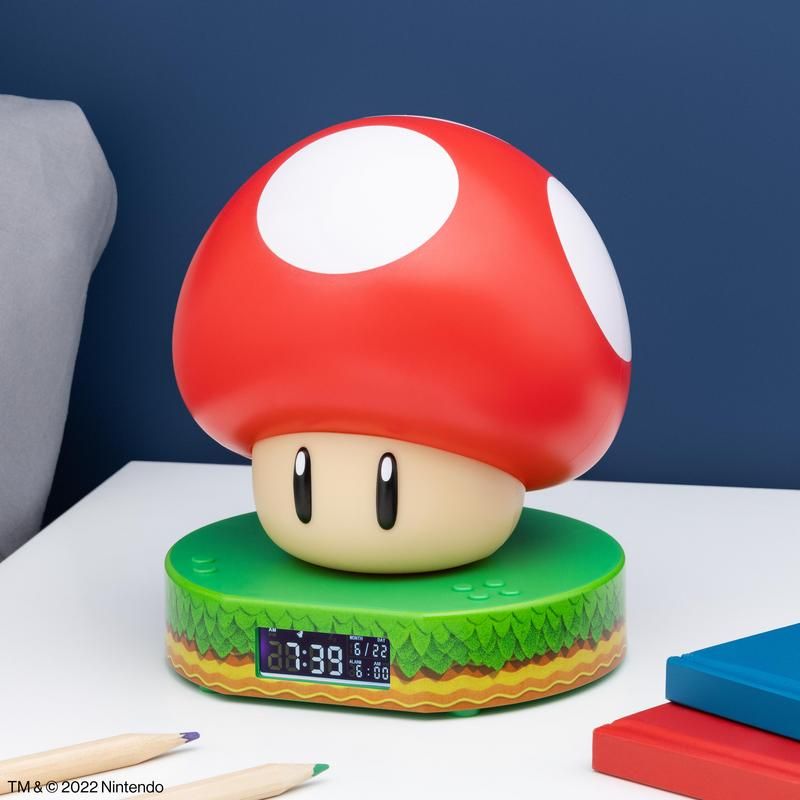 Super Mario Super Mushroom Digital Alarm Clock | Paladone