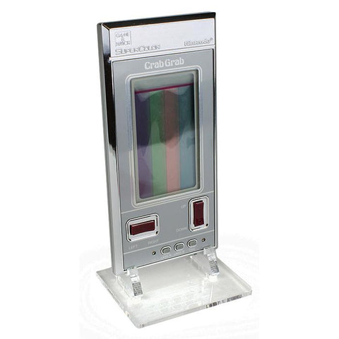 Display stand for Nintendo Game & Watch SuperColor handheld console - Crystal Clear | Rose Colored Gaming