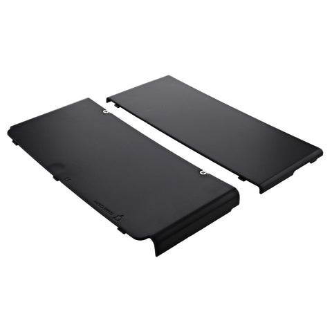 Cover plates for Nintendo New 3DS console top & bottom compatible - Black | ZedLabz