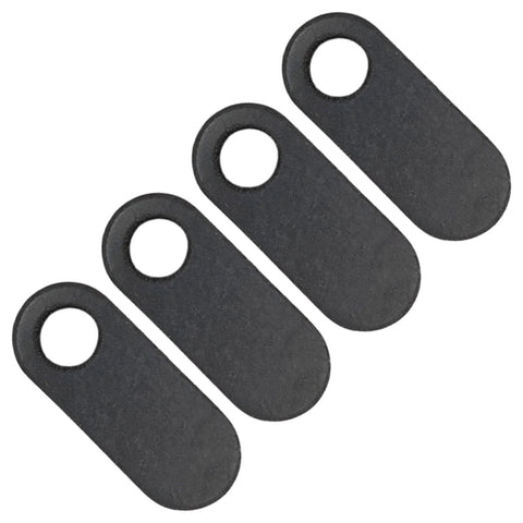 Replacement rubber feet set for Original OG Microsoft Xbox with screw hole and self adhesive back - Black | ZedLabz